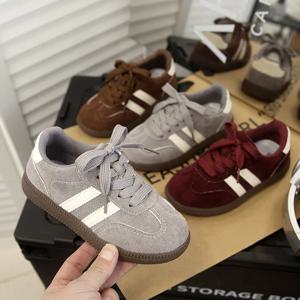 여자 레저 스포츠 신발 2025 봄 가을 새 소년 패션 캐주얼 스니커즈 어린이 운동화 유아 야외 단일 신발