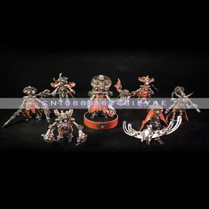 기계식 파티 드래곤 기병대 금속 조립 모델 변형 가능한 블록 메카 장난감 선물 생일 선물