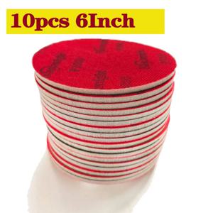 10PCS 6 인치 폼 건식 습식 스폰지 사포 디스크 몰려 들고 500-3000 사포 연삭 용 그릿 연마 도구