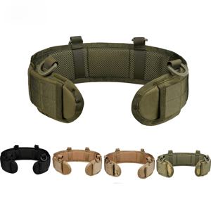 야외 교수형 몰리 허리 벨트 CS 전술 다기능 허리 벨트 와이드 캔버스 소재 레저 통기성 허리 벨트