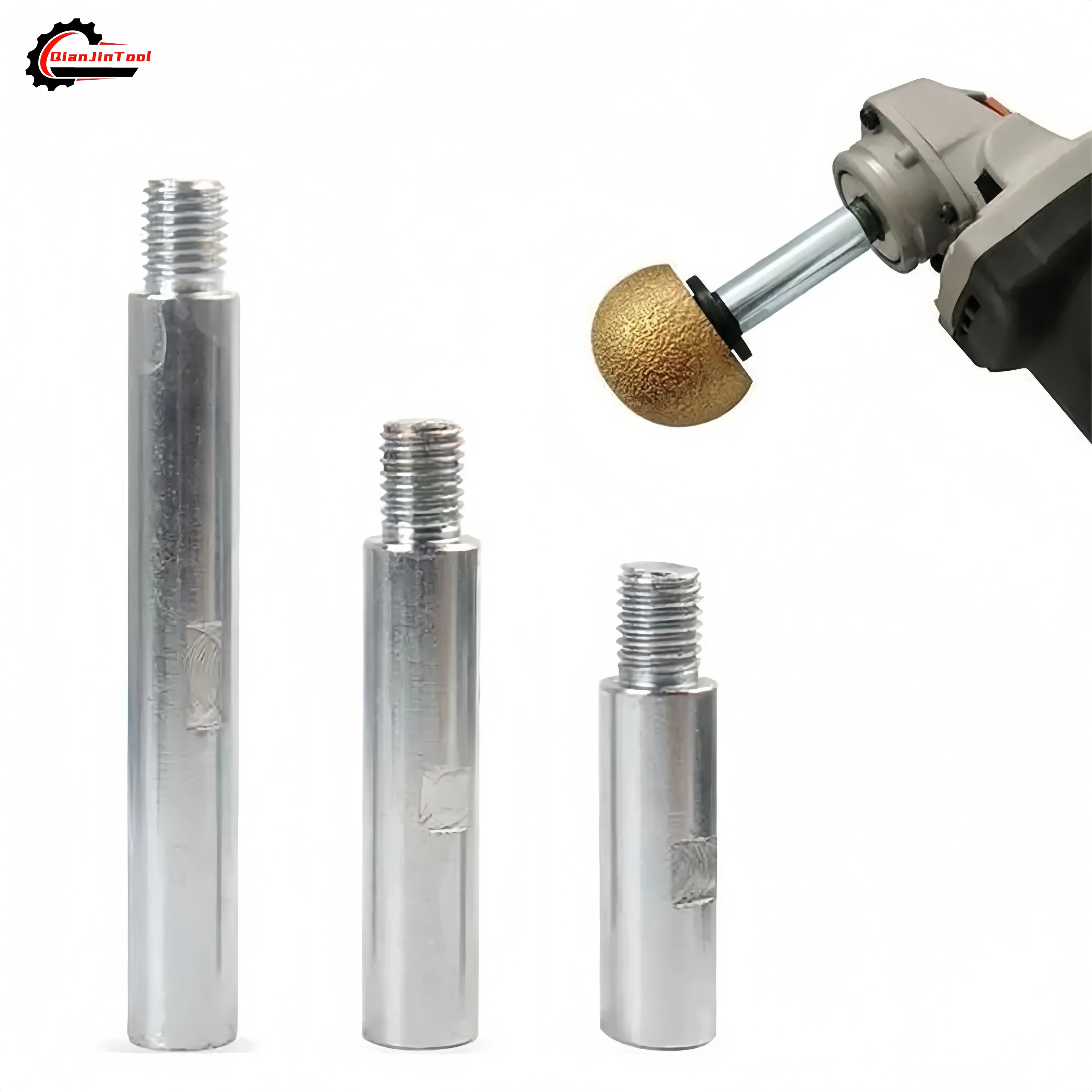 M14 스레드 앵글 그라인더 연장 연결로드 75/100/140mm 어댑터 샤프트 암 연마 라운드 패드 익스텐더 길이 바
