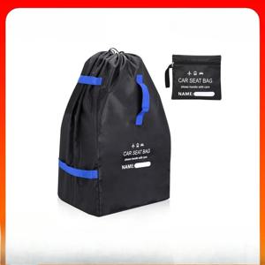 자동차 시트 가방 백팩 유니버설 유아용 카시트 보관 가방 비행기 게이트 체크용 대형 내구성 카시트 여행 가방 스트랩 포함