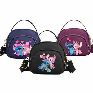 디즈니 카와이 더블 스티치 지갑 여성용 크로스 바디 핸드백, 크리스마스/추수 감사절/생일 파티 호의 선물