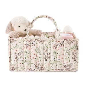 아기 기저귀 주최자 가방 접이식 휴대용 기저귀 스태커 및 캐디 아기 물건을위한 대용량 보관 가방