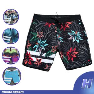 2025 여름 새로운 방수 비치 반바지 남자 팬텀 버뮤다 보드 반바지 수영 빠른 드라이 캐주얼 다이빙 서핑웨어 플러스 수영복