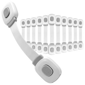 2-8Pcs 캐비닛 서랍 화장실 냉장고 등을위한 아기 안전 잠금 장치 아기 잠금 장치 펀치없는 스티커 패드 어린이 보호