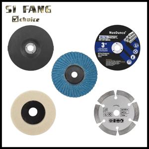 5PCS 3 인치 금속 커팅 디스크 세트 앵글 그라인더 용 미니 커팅 톱 블레이드 연마 휠 멀티 조합 액세서리 키트