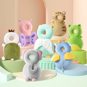 아이들을위한 아기 머리 보호대 배낭 베개 1-3Y 유아 어린이 부드러운 PP 면화 두뇌 보안 베개의 뒷면을 보호