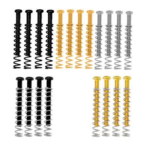 4Pcs 기타 험버커 픽업 나사 및 스프링 M3 * 30MM 크롬 블랙 또는 골드 일렉트릭 기타 액세서리