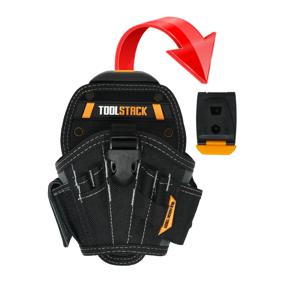 툴스택 대형 드릴 홀스터 파우치 비트 파우치 공구 벨트용 핸드 전동 드릴 벨트 가방 휴대용 허리 공구 가방 수납 툴킷