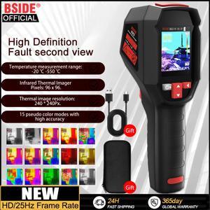 BSIDE 휴대용 열화상 카메라 산업용 HX3 -20-550C HD 해상도 PCB 파이프 검사 화재 안전 열화상 카메라