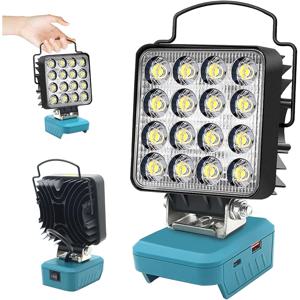 14.4V-18V 리튬 이온 배터리 랜턴 야외 손전등 3 인치 무선 LED 작업 조명 캠핑 램프 비상 조명