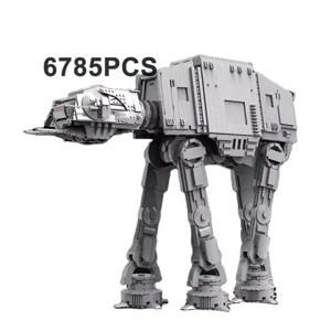 킹 6785피스 스타 플랜 토이즈 모터 구동 UCS AT-AT 워커 모델 호환 05050 빌딩 블록 브릭 크리스마스 선물 어린이