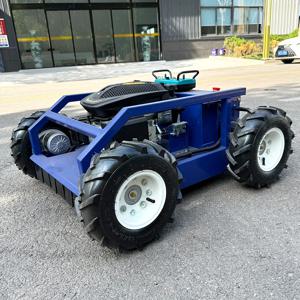 맞춤형 저가 제로턴 원격 제어 크롤러 로봇 잔디 깎는 기계 소형 및 중형 산업용 자주식 L