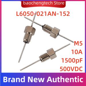 10pcs L6050-021AN-152 계측기 센서 압력 트랜스미터, 커패시턴스 1500pF 500V 152 M5 피드스루 커패시터