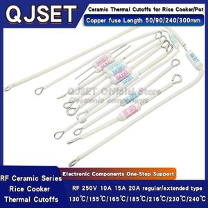 5개입 밥솥 RF 세라믹 열 퓨즈 액세서리 저항 rf216도 10A 15A 250V 20A RF165C 185C 230C 240C 130C 155C 216C