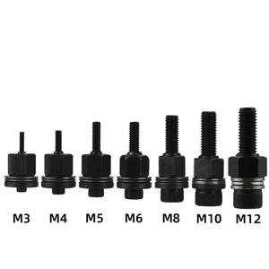 7개 리벳 너트 공구, 수동 리벳 너트 헤드, 간편 설치, 너트용 수동 리베터, M3 M4 M5 M6 M8 M10 M12 너트용