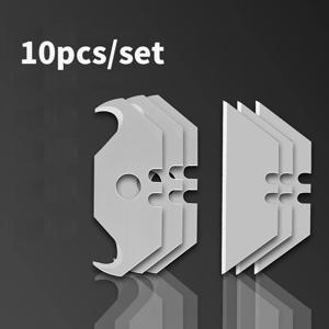 AMR 10개/30개/50개 세트 유틸리티 블레이드 SK2 훅 블레이드 스틸 아트 블레이드 안전 혼 나이프 블레이드 (보관함 포함)