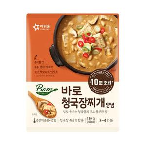 아워홈 바로 청국장찌개 양념 130g x 3개
