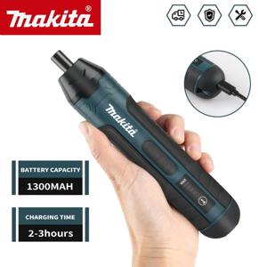 Makita 무선 전기 스크루 드라이버 1300mah 충전식 조정 전원 드릴 다기능 분해 토크 수리 도구