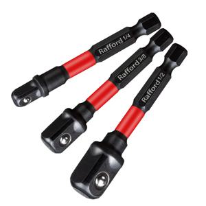 Rafford 임팩트 소켓 어댑터 세트, 1/4