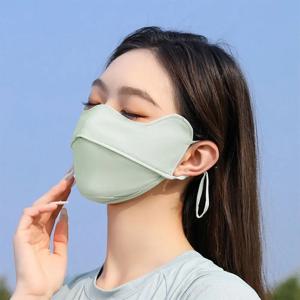 패션 나일론 선 스크린 페이스 마스크 통기성 안티 uv 페이스 커버 스카프 페이스 커버 스카프 안티 썬 마스크