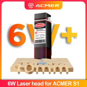 ACMER S1 6W 레이저 헤드 업그레이드 모듈 - 고출력 레이저 조각기 헤드, S1 사용자에게 이상적, 레이저 조각기 향상