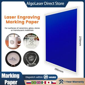 알고레이저 레이저 조각 마킹 용지 (CO2, 파이버, UV 레이저 조각기, 세라믹, 유리, 석재, 타일 절단기용)