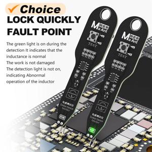 MaAnt M093 마더보드 코일 테스터 인덕터 감지기 PC 수리용 전자기 유도 빠른 오류 검사 도구