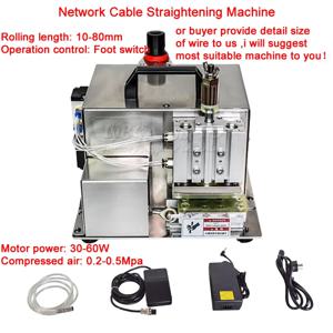 네트워크 케이블 교정기 맞춤형 페어 연선 파괴 및 롤링 기계 A B 버전 옵션