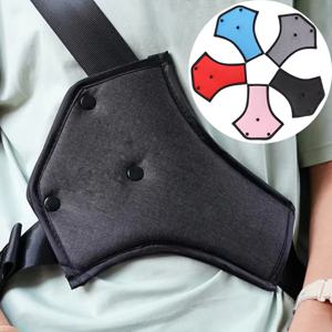 자동차 어린이 안전 벨트 레귤레이터 범용 안전 벨트 커버 패드 편안한 자동 안전 벨트 보호대 패딩 조정 가능한 소프트 쿠션