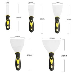 1/2/3/4/5 인치 세트 퍼티 나이프 스크레이퍼 셔블 필링 스패출라 페인트 스패클 건설 가정용 산업용 청소 도구