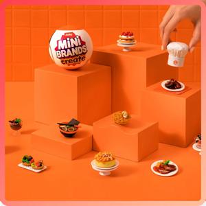 Zuru Surprises 미스터리 미니 브랜드 블라인드 박스 Foodie Creat MasterChef Ball Surprise Collectibles 미니어처 미니어처 음식 장난감