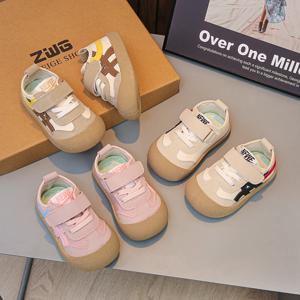 2025년 여아 가을 신상 소프트 바닥 데쿤 신발, 아기 걸음마 학습용 유아 신발, 아동 신발