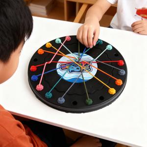 꼬인 로프 퍼즐 게임, 두뇌 자극 매듭 풀기 보드 게임, 로프 매듭 챌린지 게임, 끈 해결 중앙 끈 장난감