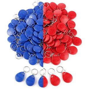 50-100pcs EM4305 T5577 125khz 재기록 가능 쓰기 가능 재작성 중복 RFID 태그 근접 토큰 Keyfobs ID 액세스 중복 EM4100