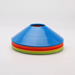 10개 축구 콘 플레이트 축구 훈련 플레이트 민첩성 연습 필드 마킹 스포츠 훈련 장비