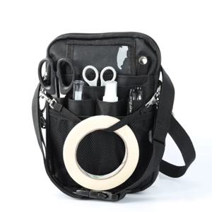 조절 가능한 스트랩 간호사 허리 가방 다중 포켓 내구성 간호사 허리 파우치 대용량 간호사 힙백 요양원용