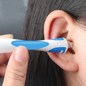 어린이 귀 청소 귀지 제거 도구 부드러운 실리콘 16개 교체 팁 포함 간편하게 귀지 제거