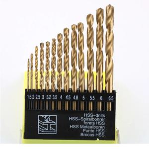 13PCS 드릴 비트 세트 3/16에서 1/2 인치 유리 금속 타일 콘크리트 석조 전기 드릴링용