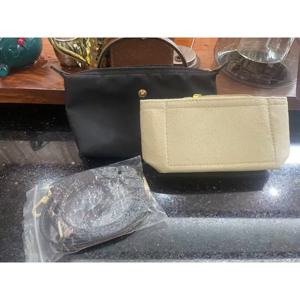 롱샴 핸드백에 적합한 펠트 소재의 삽입형 가방, 천 소재의 화장품 가방 홀더