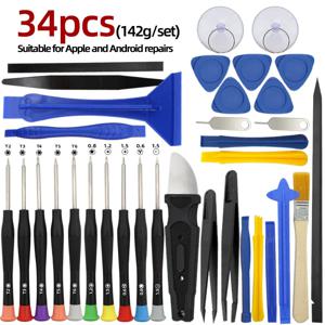 34/15 in 1 정밀 드라이버 수리 도구 세트 (휴대폰, 태블릿, 노트북, 컴퓨터, 전자제품 유지보수 및 분해 키트)