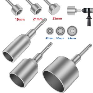 SDS-Plus 접지봉 드라이버 30/45/65mm 직경 로터리 해머 드릴용 T형 접지봉 드라이버 공구 단조강 드릴 비트