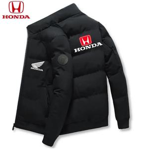 혼다 남성 다운 재킷 파커 코트 파커 재킷 2025 신상 두꺼운 따뜻한 겨울 남성 패딩 캐주얼 방한 방수 의류