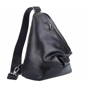 새로운 유행 태닝 가죽 오토바이 체스트 백 다층 싱글 숄더백 트렌디 스타일 남성 캐주얼 가방