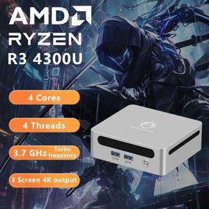 Ren4000 4300U 4500U 4600H 4650U DDR4 3200mhz WiFi6 게이밍 PC 컴퓨터 컴팩트 & 이상적인 GenMachine 미니 PC 윈도우 11 라이젠
