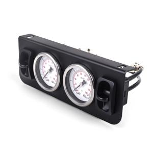 패널 패들 밸브 스위치, 두 개의 에어 서스펜션 압력 게이지, 에어 피팅, 자동차 서스펜션 시스템의 에어백 제어