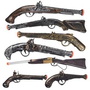 소년을위한 할로윈 장난감 파티 코스프레 해적 총 가구 가족 권총 복고풍 의상 소품