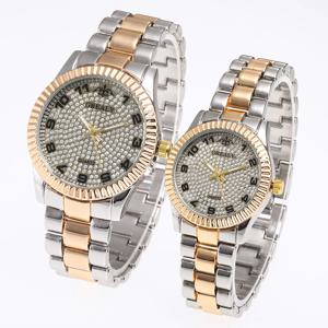 아라비아 숫자 세트 여성용 시계 커플 캐주얼 패션 트렌드 비즈니스 남성용 쿼츠 시계