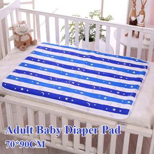 70*90CM 아기를위한 기저귀 교환 매트 성인 노인 요실금 침대 패드 빨 수있는 언더 패드 방수 부드러운 월경 패드